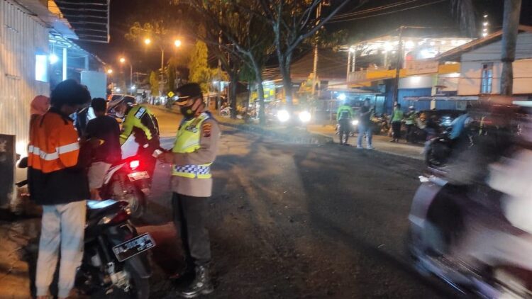 Operasi Cipkon Satlantas Polresta Padang.
