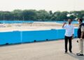 Tinjau Proyek Sirkuit Formula E, Presiden: Trek Balapan Sudah Siap