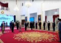 Presiden Jokowi Lantik Anggota KPU dan Bawaslu Masa Jabatan 2022-2027