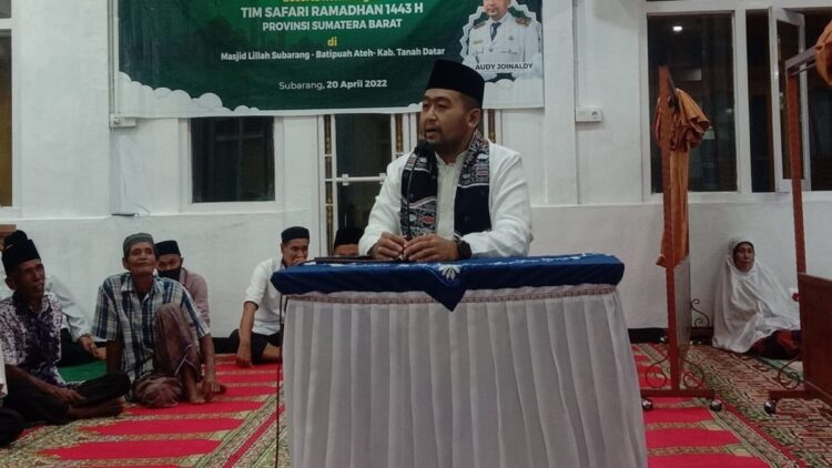 Wagub Audy Sebut Tanah Datar Produsen Penghasil Beras Nomor 1 di Sumbar 1 Wagub Audy Joinaldy di Tanah Datar.