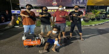 Polisi Ciduk Residivis 39 Tahun karena Mencuri Kompresor di Padang