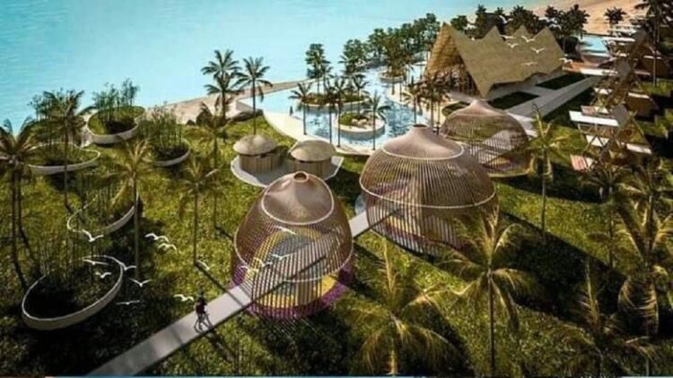 Raffi Ahmad Tanam Saham di Padang, Pantai Air Manis Bakal Lebih Keren 1 Marketplan Marawa Beach milik Raffi Ahmad yang didirikan di Pantai Air Manis, Padang.