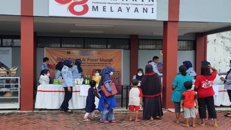 Rutan Kelas IIB Padang Gelar Pasar Murah, Harganya Murah dari Pasar 1 Pasar murah di Rutan Kelas IIB Padang.