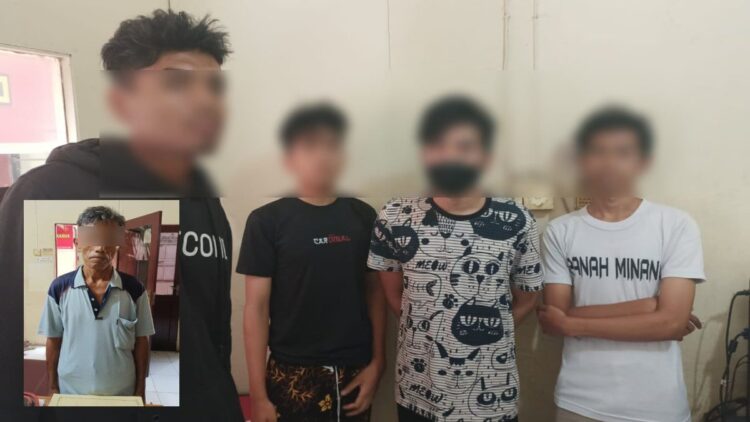 Ini Kronologis Aksi Penganiayaan dan Penyiraman Bensin terhadap Polisi di Padang 1 Satu keluarga yang melakukan aksi pemukulan terhadap polisi yang ingin menangkap pelaku penganiayaan.