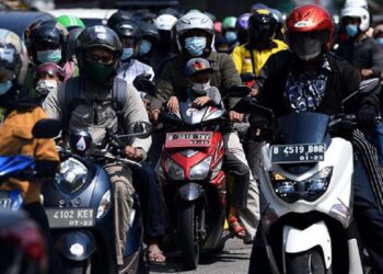 Ilustrasi pemudik motor. (net)