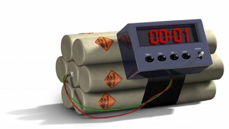 Ilustrasi bom. (net)