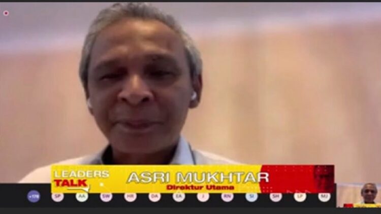 Dirut PT Semen Padang Asri Mukhtar ketika membuka Leader's Talk, Rabu (18/5/2022).