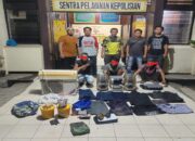 Kupak Rumah Warga Mudik, Polres Dharmasraya Ringkus Tiga Pelaku