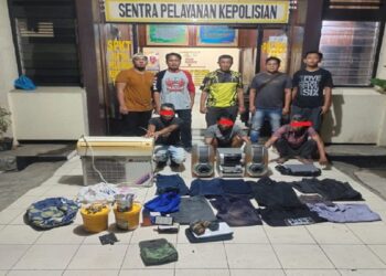 Kupak Rumah Warga Mudik, Polres Dharmasraya Ringkus Tiga Pelaku