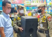 Langgar Ketertiban, Satpol PP Padang Sita Peralatan Musik Kafe di Atom Center