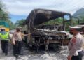 Alhamdulillah! Seluruh Penumpang Selamat dari Kebakaran Bus ALS di Sijunjung