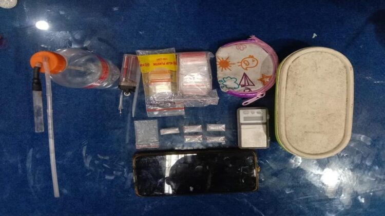 Barang bukti narkoba yang diamankan polisi dari penangkapan dua pengedar. (IST)