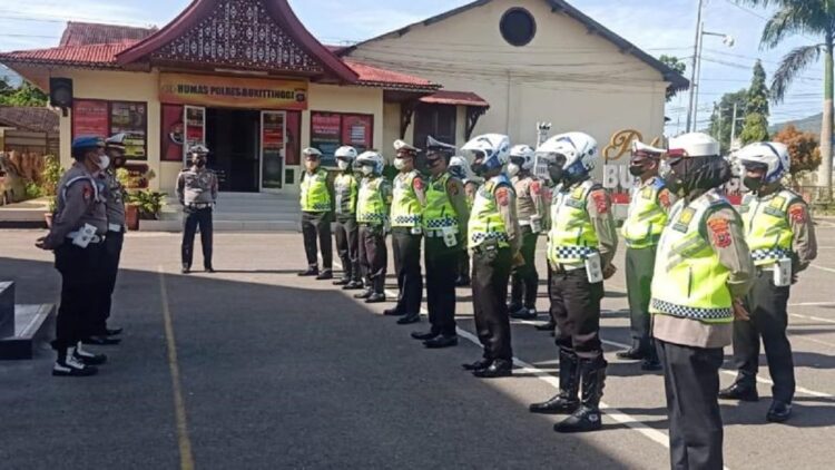 Apel Satlantas Polres Bukittinggi.