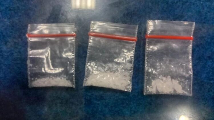 Barang bukti narkoba di Padang.