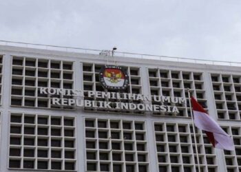 Ilustrasi gedung Komisi Pemilihan Umum RI. (net)