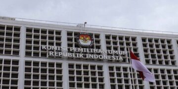 Ilustrasi gedung Komisi Pemilihan Umum RI. (net)