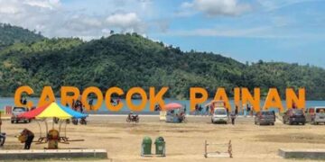 Pantai Carocok Painan yang dikelola Pemkab Pessel. (ist)