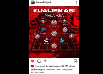 Ada Tiga Pemain Naturalisasi, Ini Dream Team Timnas Indonesia Ala Hasani Abdulgani