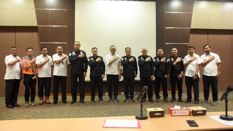 Tim dari Mabes Polri kunjungi PT Semen Padang.