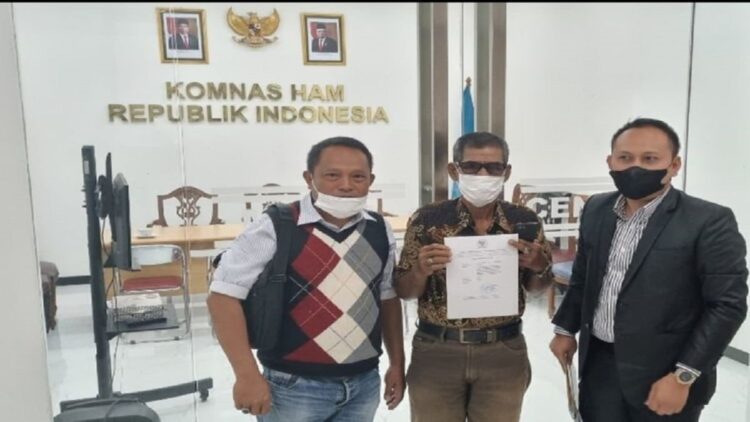 M Yusuf didampingi pengacara melapor ke Komnas HAM RI, Senin (6/6/2022) di Jakarta.(Dok. M Yusuf)