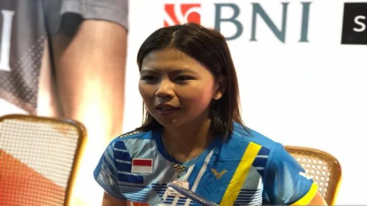 Greysia Polii akan mengumumkan pensiun sebagai atlet bulu tangkis pada ajang Indonesia Masters 2022 di Jakarta. (ANTARA/Roy Rosa Bachtiar)