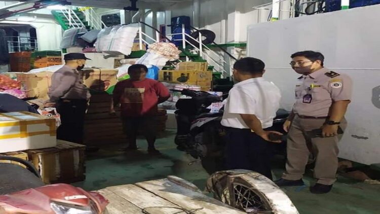 Karantina Pertanian Padang melakukan penolakan lalulintas daging babi yang akan dikirim dari Pelabuhan Teluk Bungus ke Kepulauanu Mentawai. (IST)