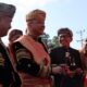 Irjen Pol Teddy Minahasa Putra saat menerima gelar Sangsako adat di Tanah Datar.