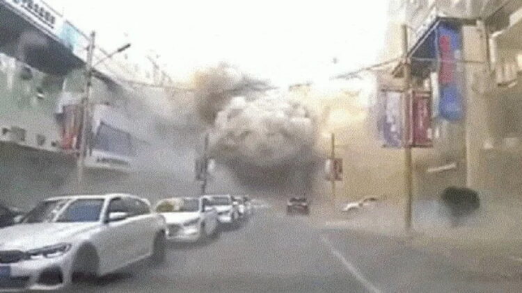 Ilustrasi - Peristiwa ledakan yang bersumber dari gas di restoran Kota Shenyang, Provinsi Liaoning, China, Kamis (21/10/2021) pagi, terekam video amatir. ANTARA/CGTN/aa.