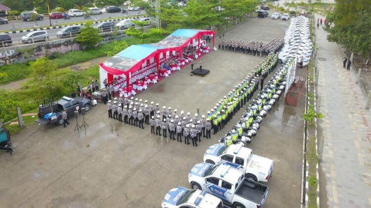 PAM pengamanan acara HDCI dalam gelaran Sumatera Bike Week 2022.