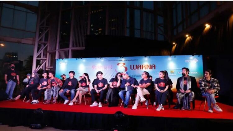 Jumpa pers dan gala premiere "Ranah 3 Warna" di Jakarta, Kamis (23/6/2022). (ANTARA/HO)
