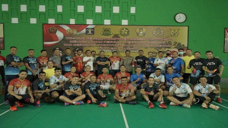 Serdik Sespimmen Polri Dikreg ke 62 Tahun 2022 Rico Fernanda Ikuti Kegiatan Bersama Kejuangan dalam Bidang Olahraga. (IST)