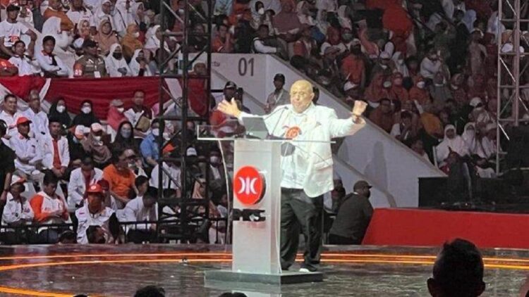 Dinilai sudah Punya Kedekatan, PKS Proyeksikan Prabowo Subianto bakal Capres Pilihan 1 Sekjen DPP PKS Habib Aboe Bakar Al Habsyi dalam acara Milad ke-20 PKS di Istora Senayan, Jakarta, Minggu (29/5/2022). (net)