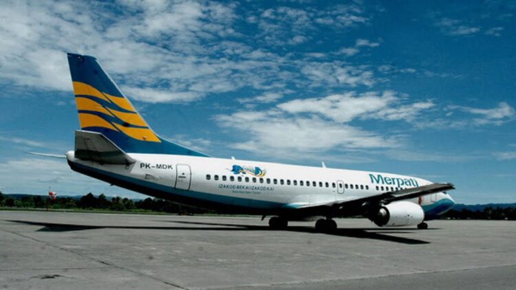 Ilustrasi Merpati Airlines. (net)