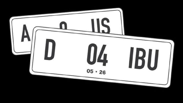 Korlantas Polri Terapkan Penggunaan Pelat Nomor Putih setelah Stok Lama Habis 1 Ilustrasi pelat nomor putih. (net)