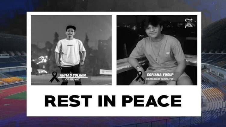 2 Bobotoh meninggal dalam laga Persib Bandung vs Persebaya Surabaya, Jumat (17/6/2022). Instagram/@masperdipersib