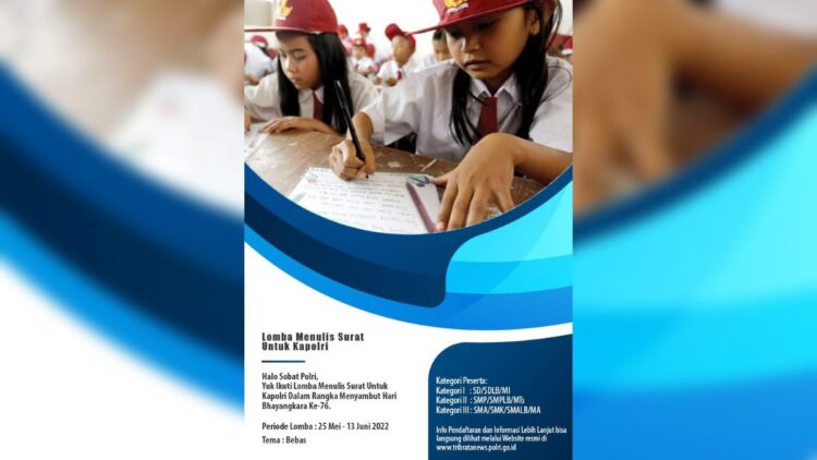 Lomba menulis surat untuk Kapolri.