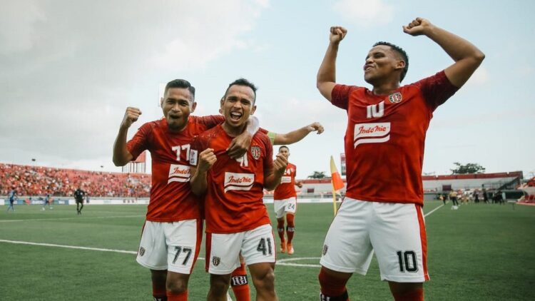 Kejutan di AFC Cup 2022, Bali United Dibantai dan Kemenangan PSM 1 Selebrasi pemain Bali United.