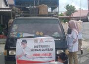 Alhamdulillah, Anggota DPR RI Andre Rosiade Salurkan 20 Ekor Sapi Kurban di Sumbar