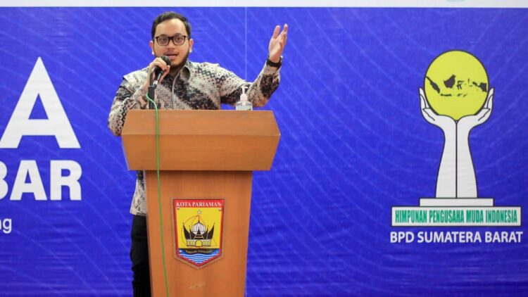Ketum HIPMI Sumbar Brian Putra Bastara.