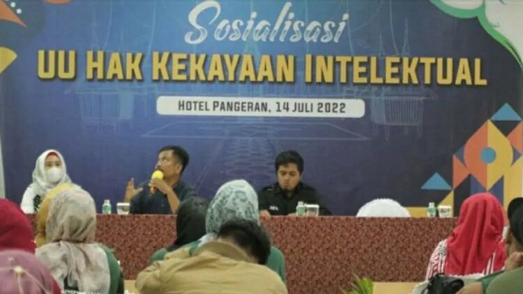 Sosialisasi HAKI ke pelaku ekonomi kratif Padang Panjang. (ANTARA/HO-Diskominfo)