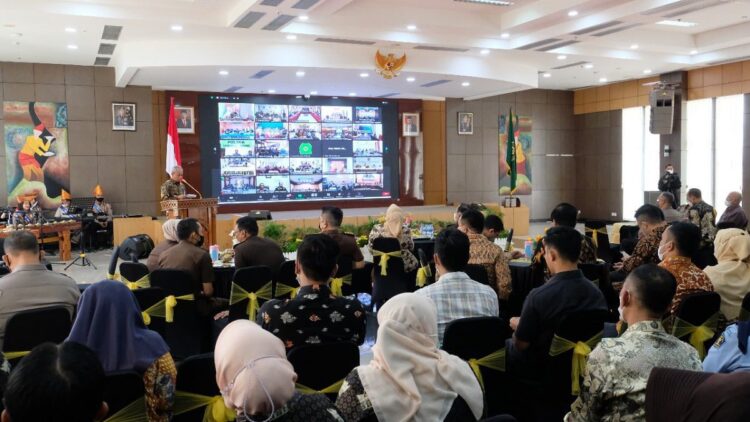 Sosialisasi E-Berpadu di Mapolda Sumbar.