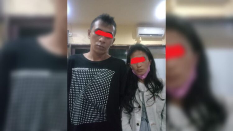 Sepasang kekasih di Padang ini ditangkap hendak mengedarkan 30 paket sabu. (IST)