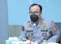 Kepala Divisi Humas Polri Inspektur Jenderal Dedi Prasetyo saat memberi keterangan terkait penangkapan BBM bersubsidi
