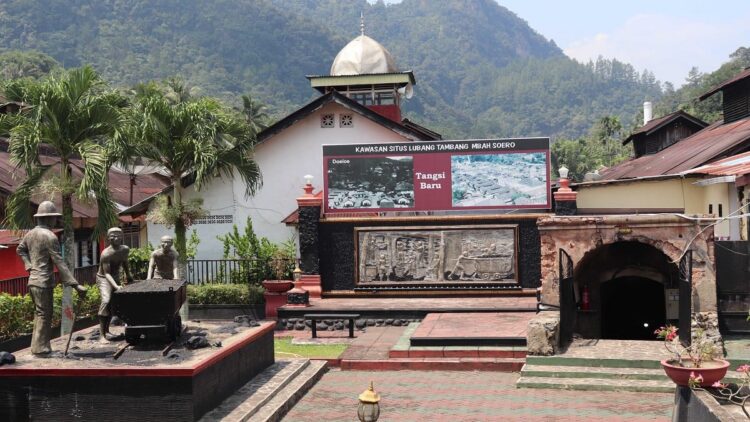 Situs lubang tambang Mbah Soero di Sawahlunto yang sudah didapuk menjadi warisan budaya dunia oleh UNESCO.