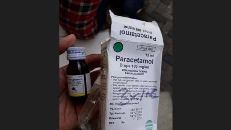 Seorang balita di Kecamatan Karang Tengah, Kota Tangerang, mual dan muntah setelah meminum obat kedaluarsa. (Istimewa)