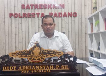 Kasat Reskrim Polresta Padang Kompol Dedy Ardiansyah Putra