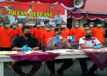 Polres Solsel Tangkap 26 Pelaku Judi, Paling Banyak Berprofesi Petani