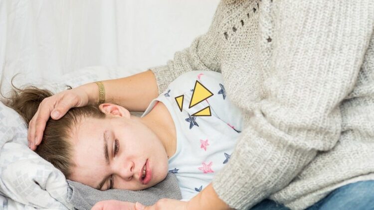 Ilustrasi anak diserang epilepsi. (net)