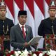 Presiden Jokowi saat penyampaian tentang pertumbuhan ekonomi di tahun 2023