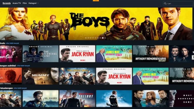 Pengguna di Indonesia Bisa Nikmati Konten Lokal di Prime Video 1 Tampilan Prime Video (HO/Prime Video)